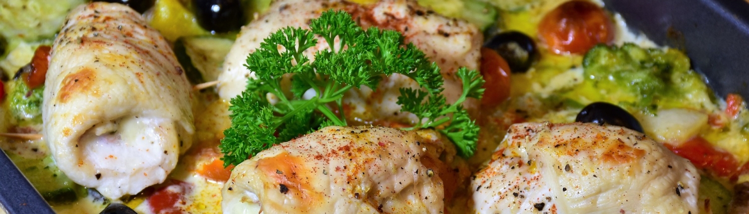 Hühnerbrust gefüllt mit Oliven und Pinienkernen - Südtiroler Herzstiftung